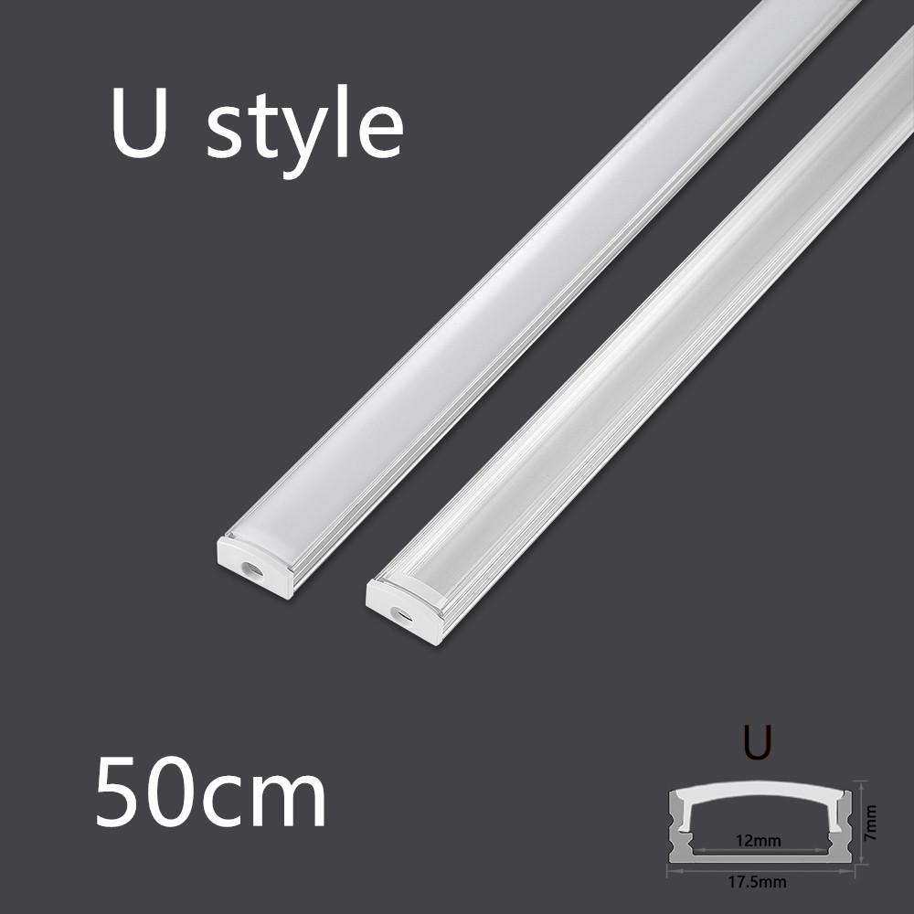 Diffusion Material Roll - LED 50cm Aluminium Channel for Led