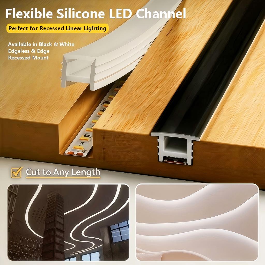 Diffusion Material Roll - Flexible Silicone LED Channel Profile with