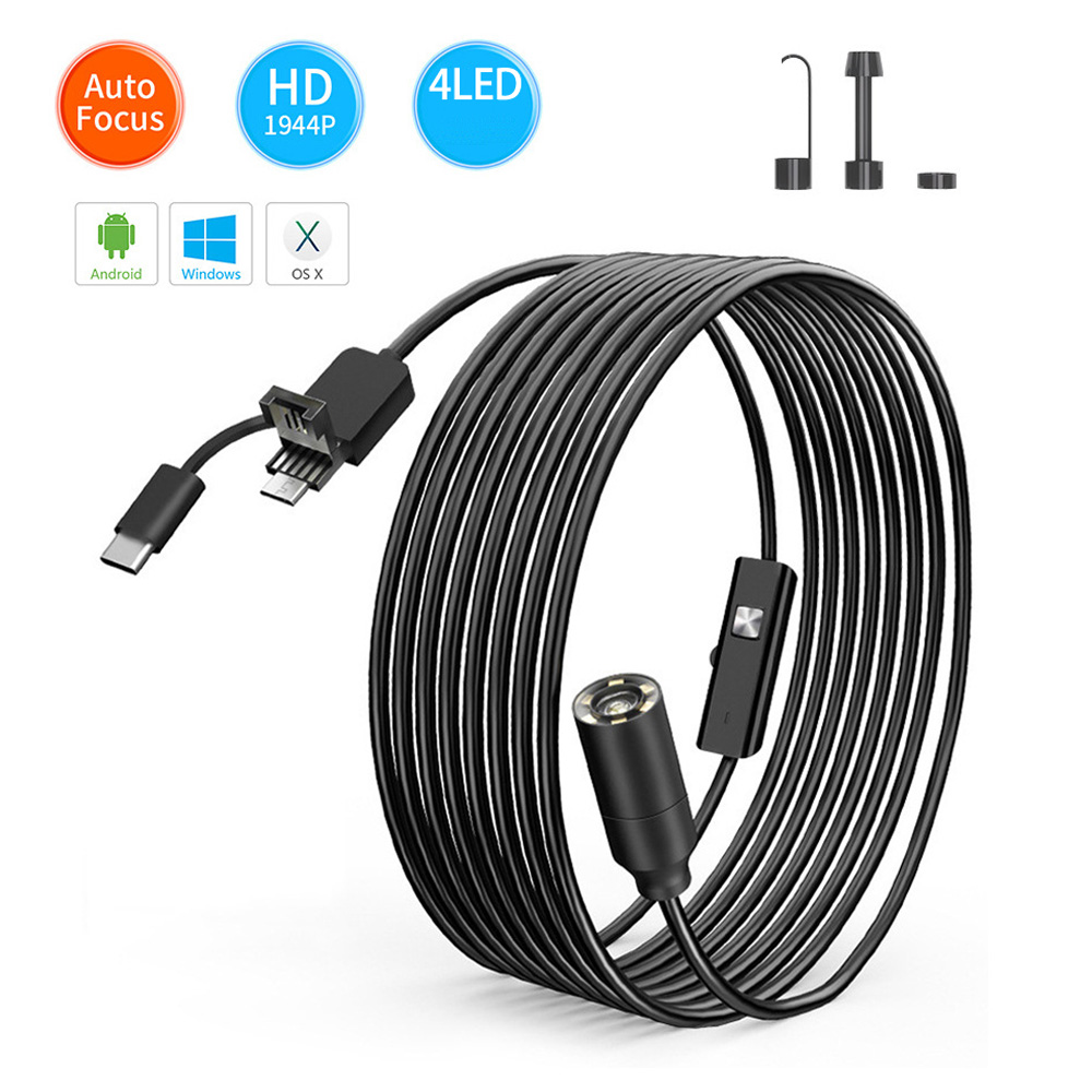 Photography Lighting Diagram - 3in1 Auto Focus Inspection Endoscope Camera