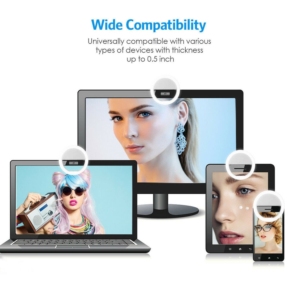 USB Charging LED Selfie Ring L - Photography Lighting Professional ulasan dan harga