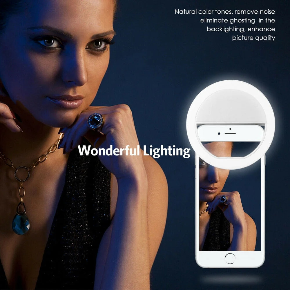 USB Charging LED Selfie Ring L - Photography Lighting Professional ulasan dan harga