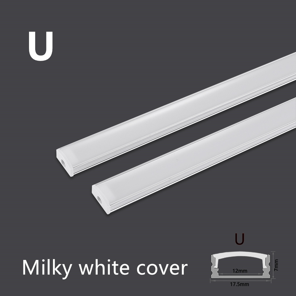 LED 50cm Aluminium Channel for - Diffusion Material Roll ulasan dan harga