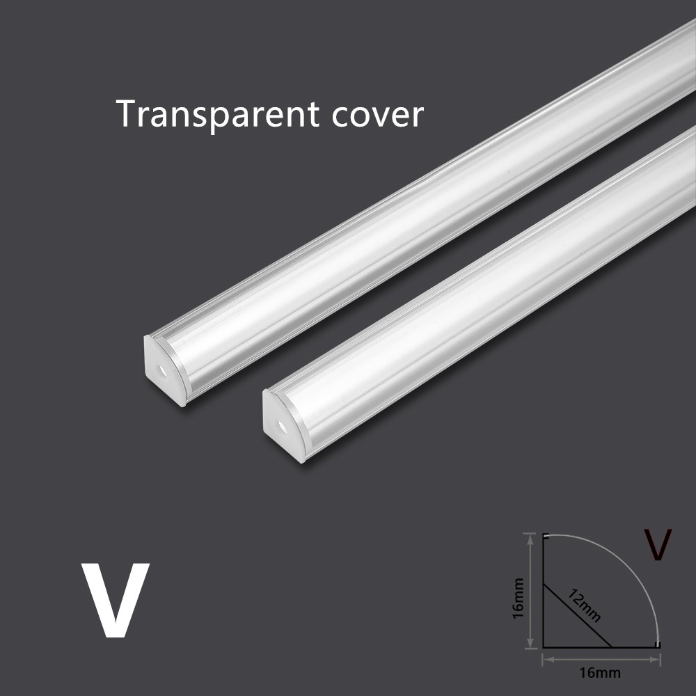 LED 50cm Aluminium Channel for - Diffusion Material Roll ulasan dan harga