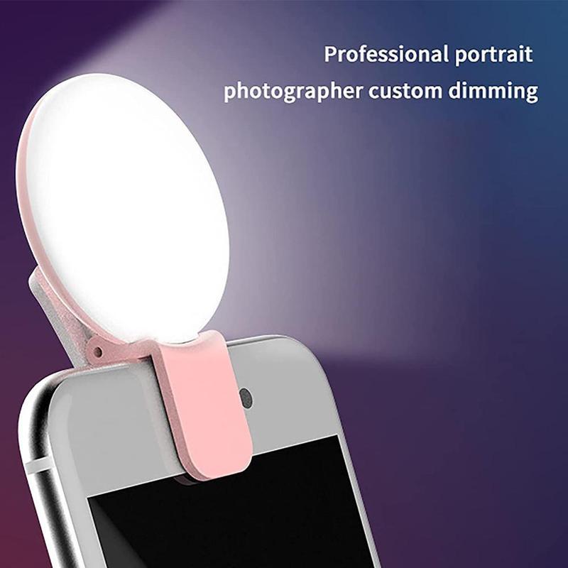 4Colors Mobile Phone LED Selfi - Photography Lighting Circle ulasan dan harga
