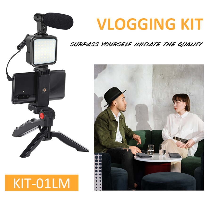 Smartphone Vlogging Kit Video  - Photography Lighting Professional ulasan dan harga