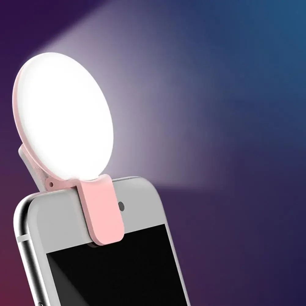 1PC Mobile Phone LED Selfie Ri - Photography Lighting Circle ulasan dan harga