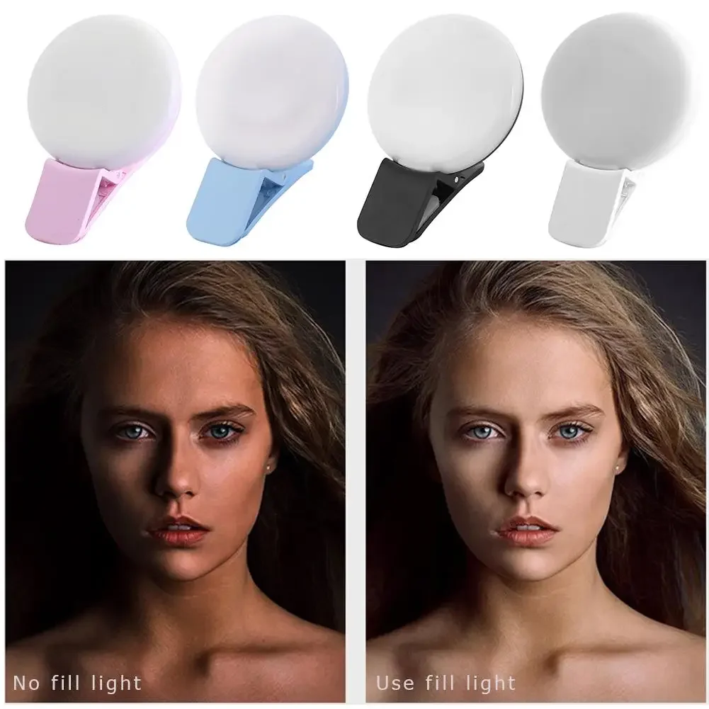 1PC Mobile Phone LED Selfie Ri - Photography Lighting Circle ulasan dan harga