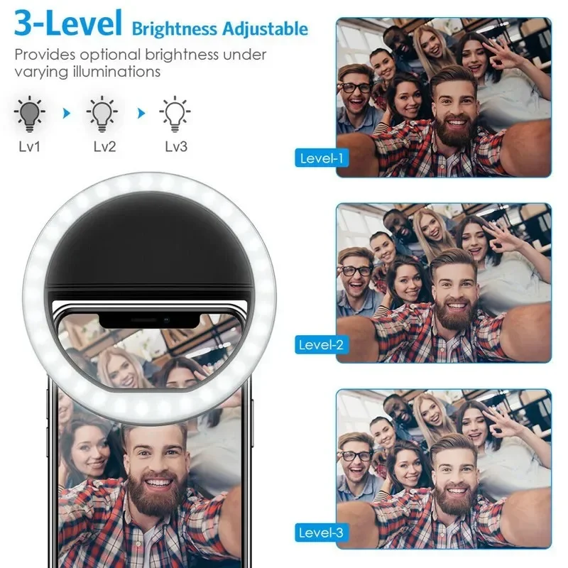 Selfie Light Clip On Light For - Photography Lighting Professional ulasan dan harga