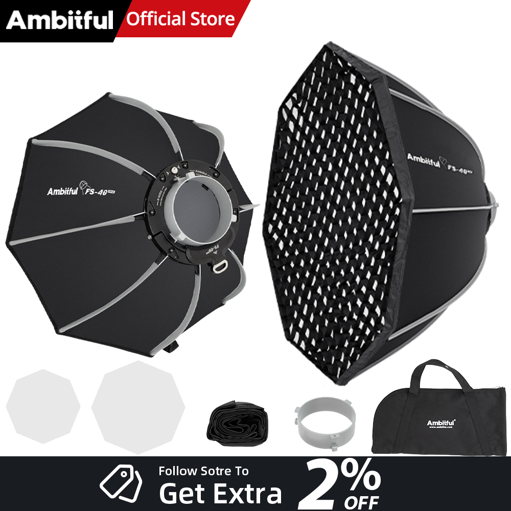 AMBITFUL FS40PROII Fast Setup  - Photography Studio Lighting Set Up ulasan dan harga