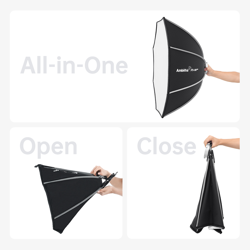 AMBITFUL FS40PROII Fast Setup  - Photography Studio Lighting Set Up ulasan dan harga