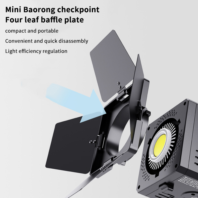 Four-Blade Barndoor for Mini B - Barn Door Modifier ulasan dan harga