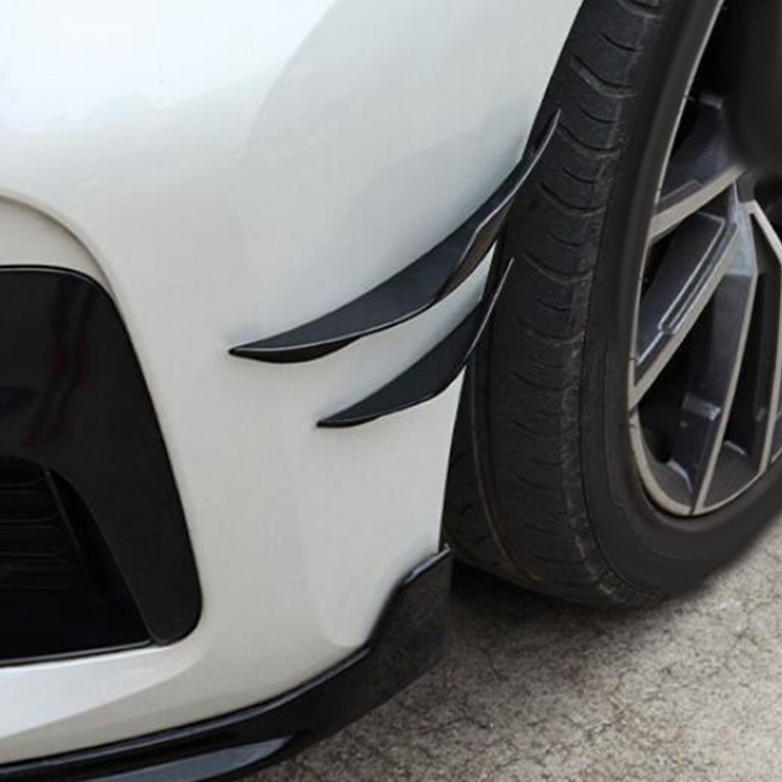 4Pcs Car Spoiler Canards Set S - Diffusion Material Roll ulasan dan harga