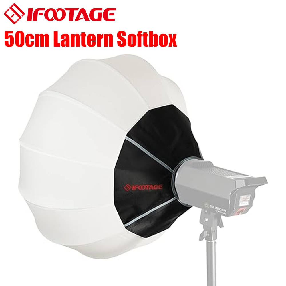 IFOOTAGE 65x65CM Lantern Softb - Barn Door Modifier ulasan dan harga