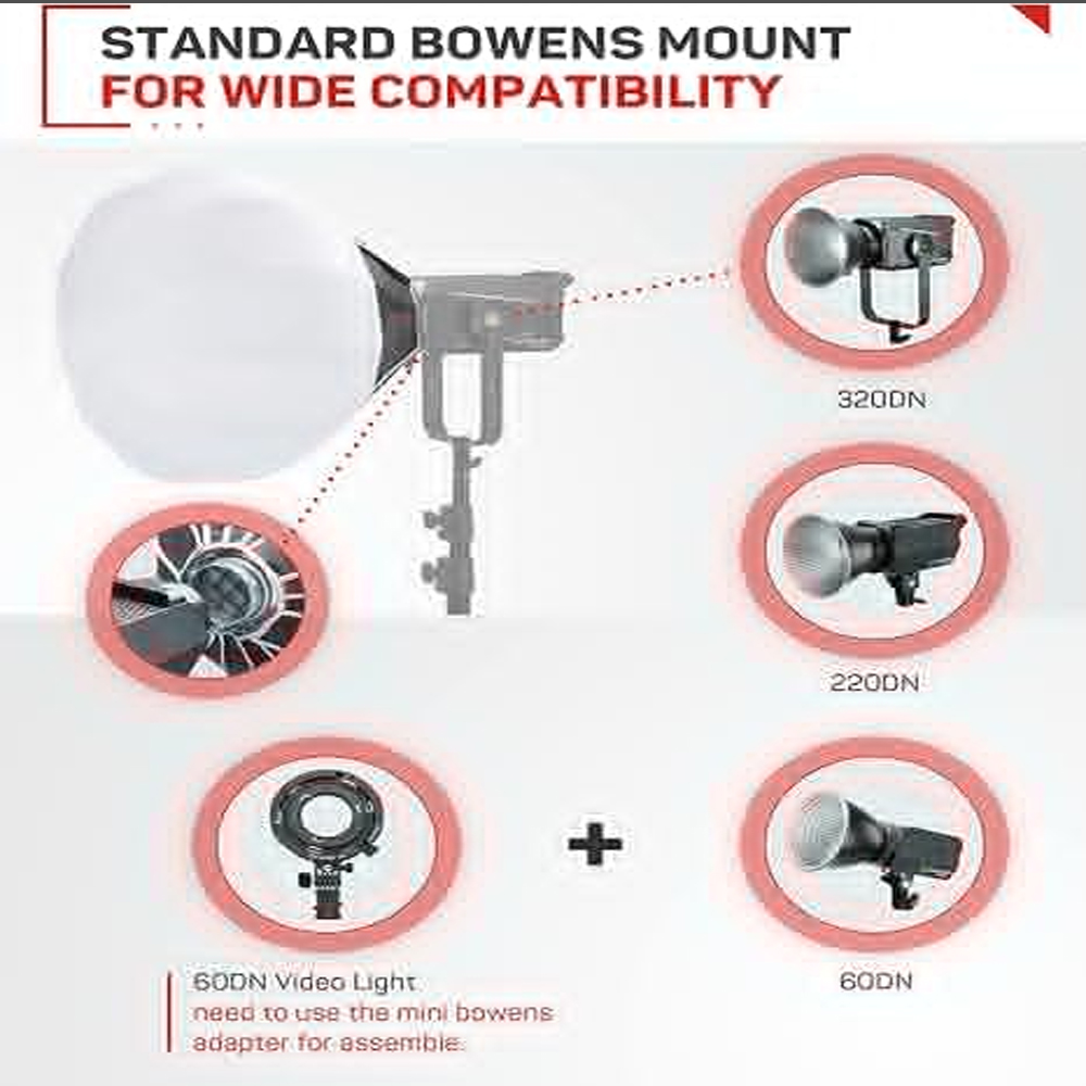 IFOOTAGE 65x65CM Lantern Softb - Barn Door Modifier ulasan dan harga