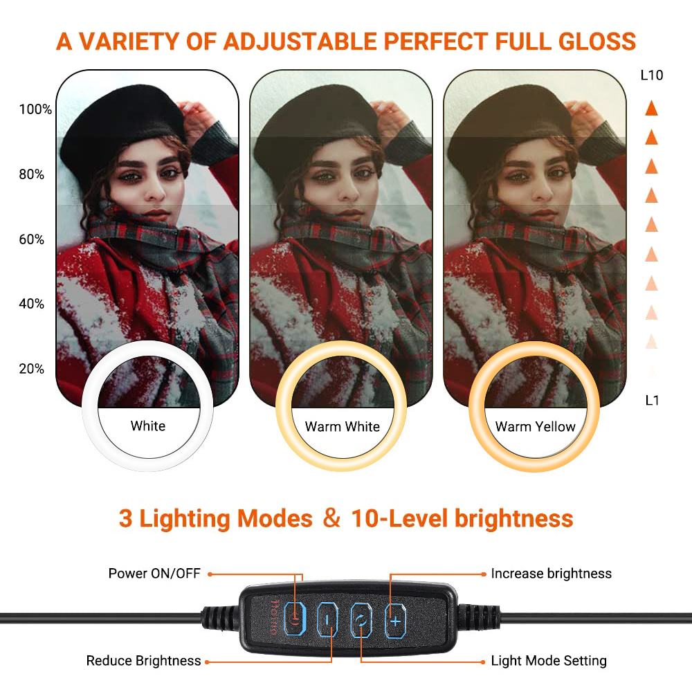 26cm 10 inch Led Ring Selfie L - Photography Lighting Professional ulasan dan harga