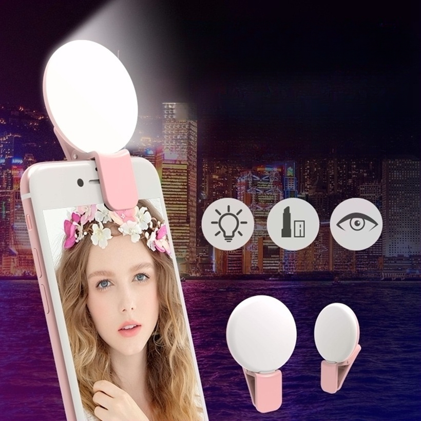 Mobile Phone LED Selfie Ring L - Photography Lighting Circle ulasan dan harga