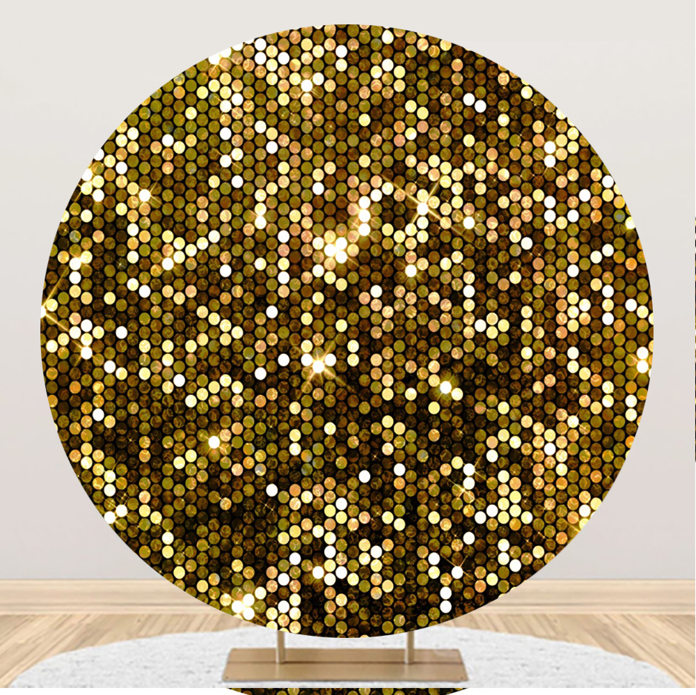 Gold Silver Black Glitter Ligh - Photography Lighting Circle ulasan dan harga