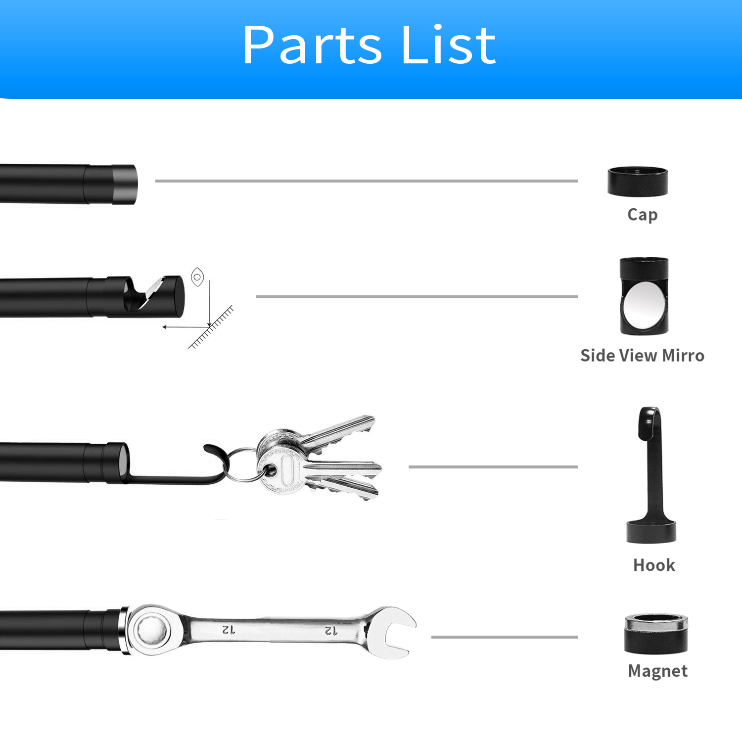 3in1 Auto Focus Inspection End - Photography Lighting Diagram ulasan dan harga