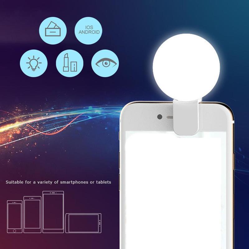NEW Mobile Phone LED Selfie Ri - Photography Lighting Circle ulasan dan harga