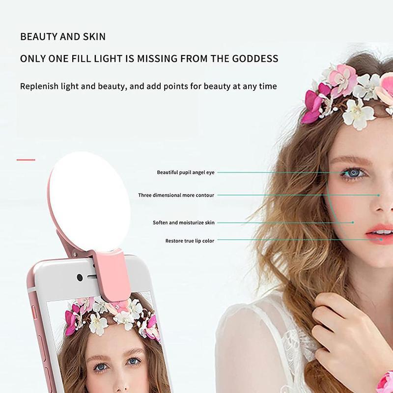 NEW Mobile Phone LED Selfie Ri - Photography Lighting Circle ulasan dan harga