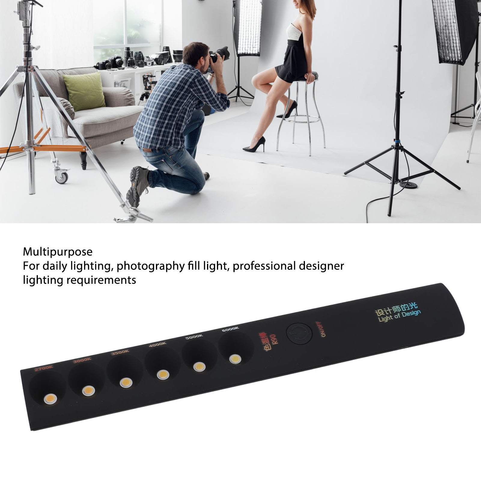 Video Light Wand Portable Colo - Photography Lighting Professional ulasan dan harga