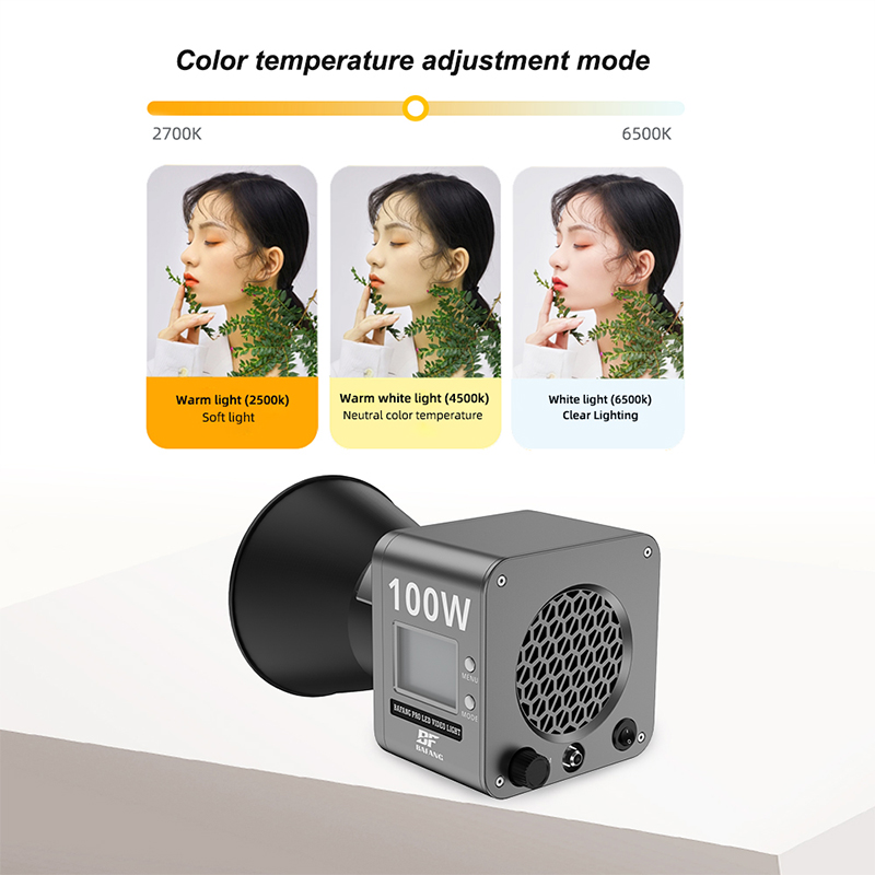 100W Bi-Color LED Aperture Vid - Photography And Videography Lighting ulasan dan harga
