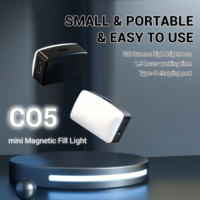 Mini Magnetic LED Selfie Light - Photography Lighting Flash ulasan dan harga