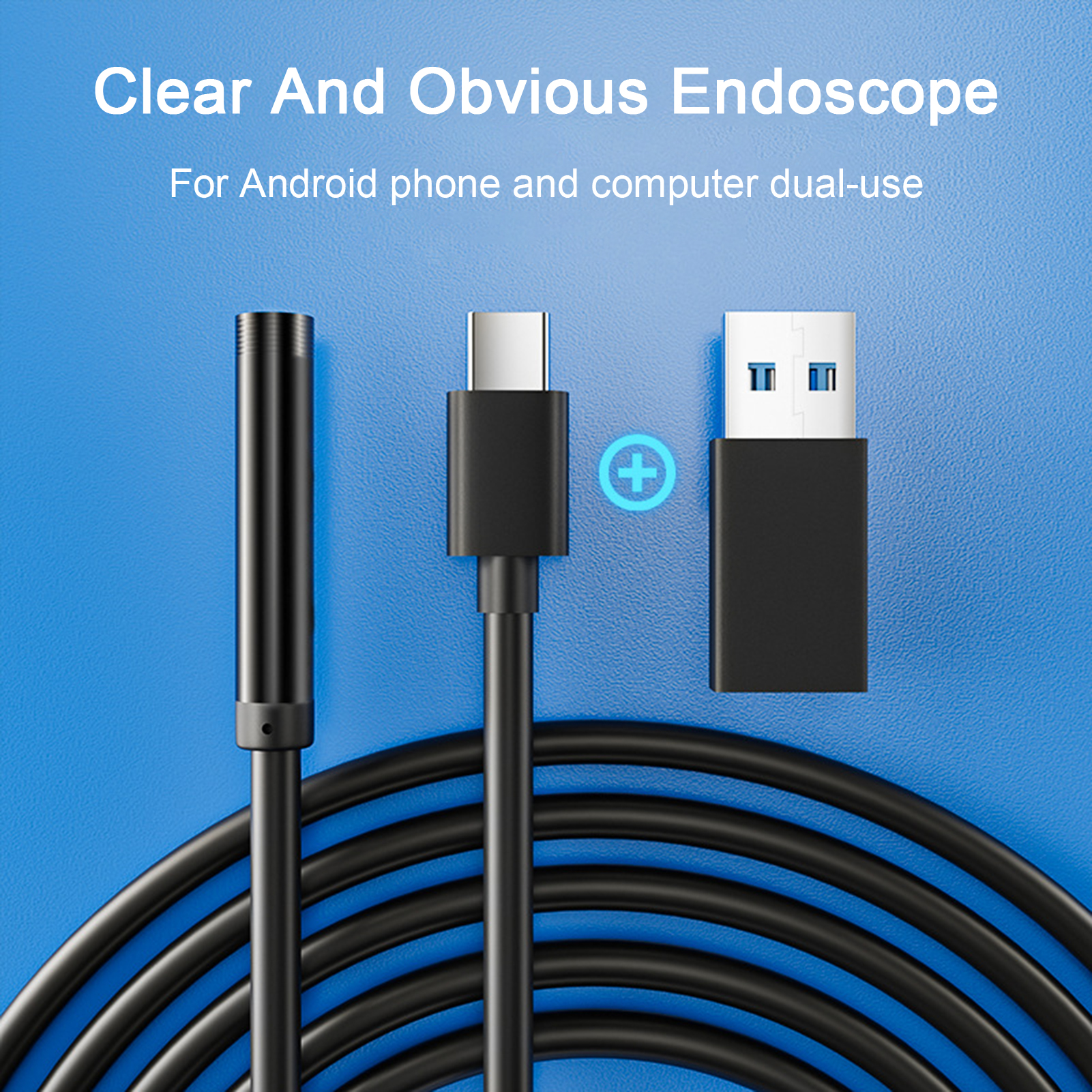 Type-c 5.5/7mm Endoscope Scope - Photography Lighting Diagram ulasan dan harga