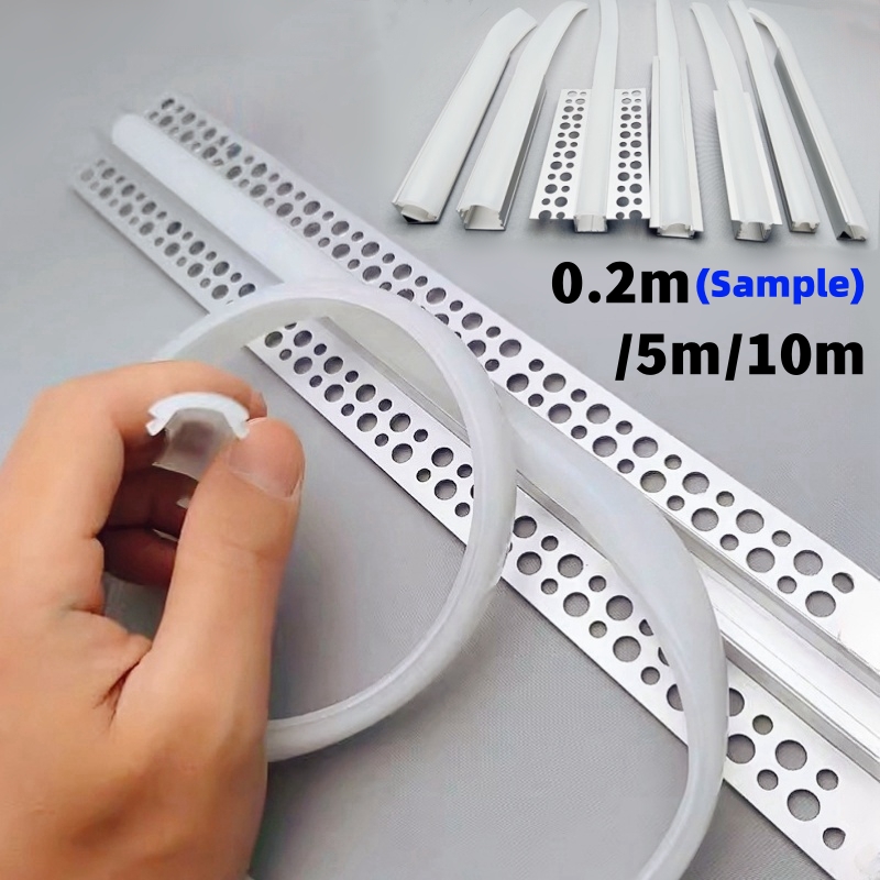 0.2m-10m LED Aluminum Profile  - Diffusion Material Roll ulasan dan harga