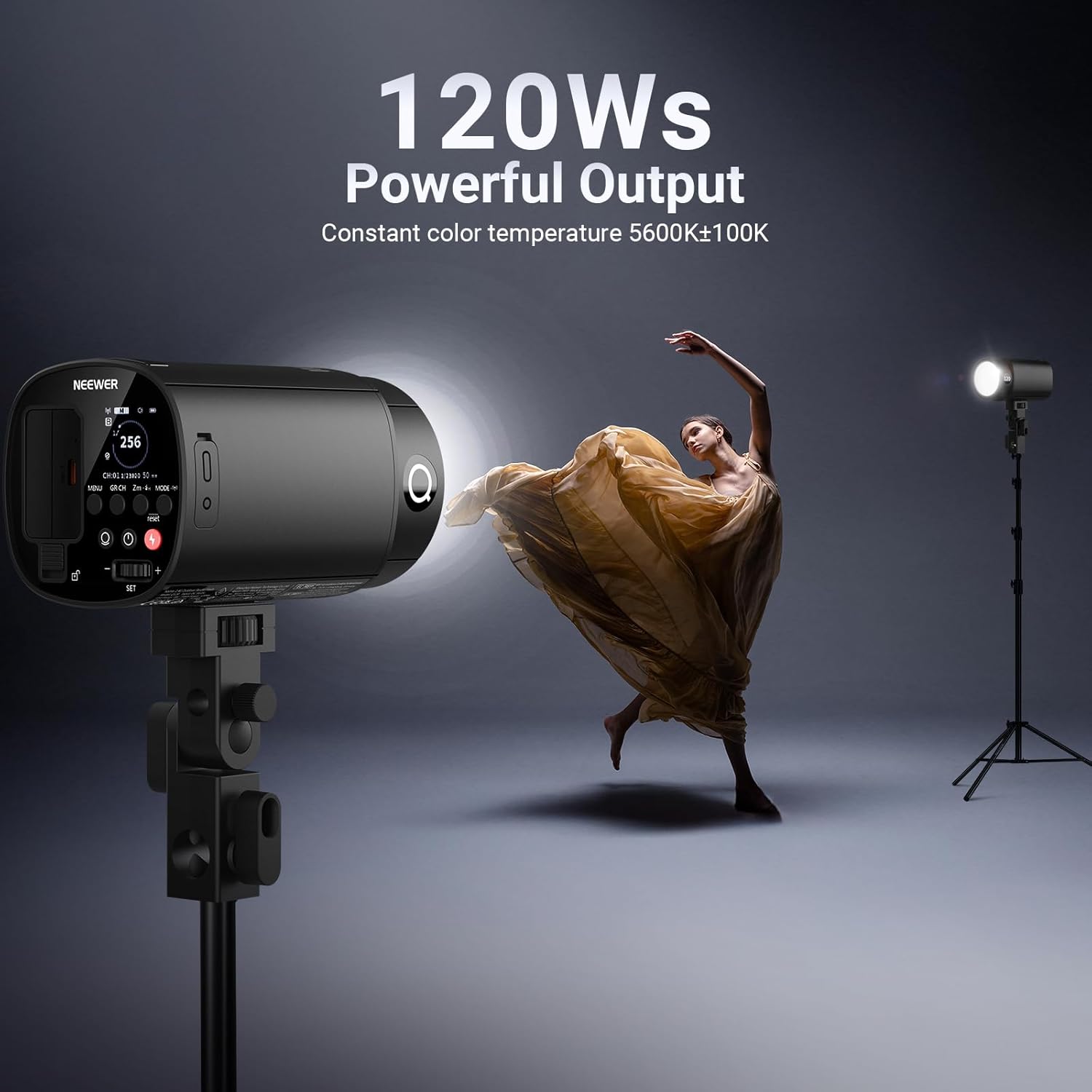 NEEWER 120Ws 2.4G TTL Outdoor  - Portable Strobe Monolight ulasan dan harga