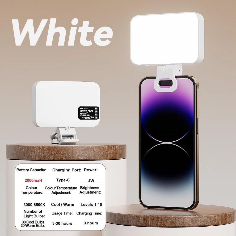 800/1000mAh LED Selfie Light U - Photography Lighting Flash ulasan dan harga