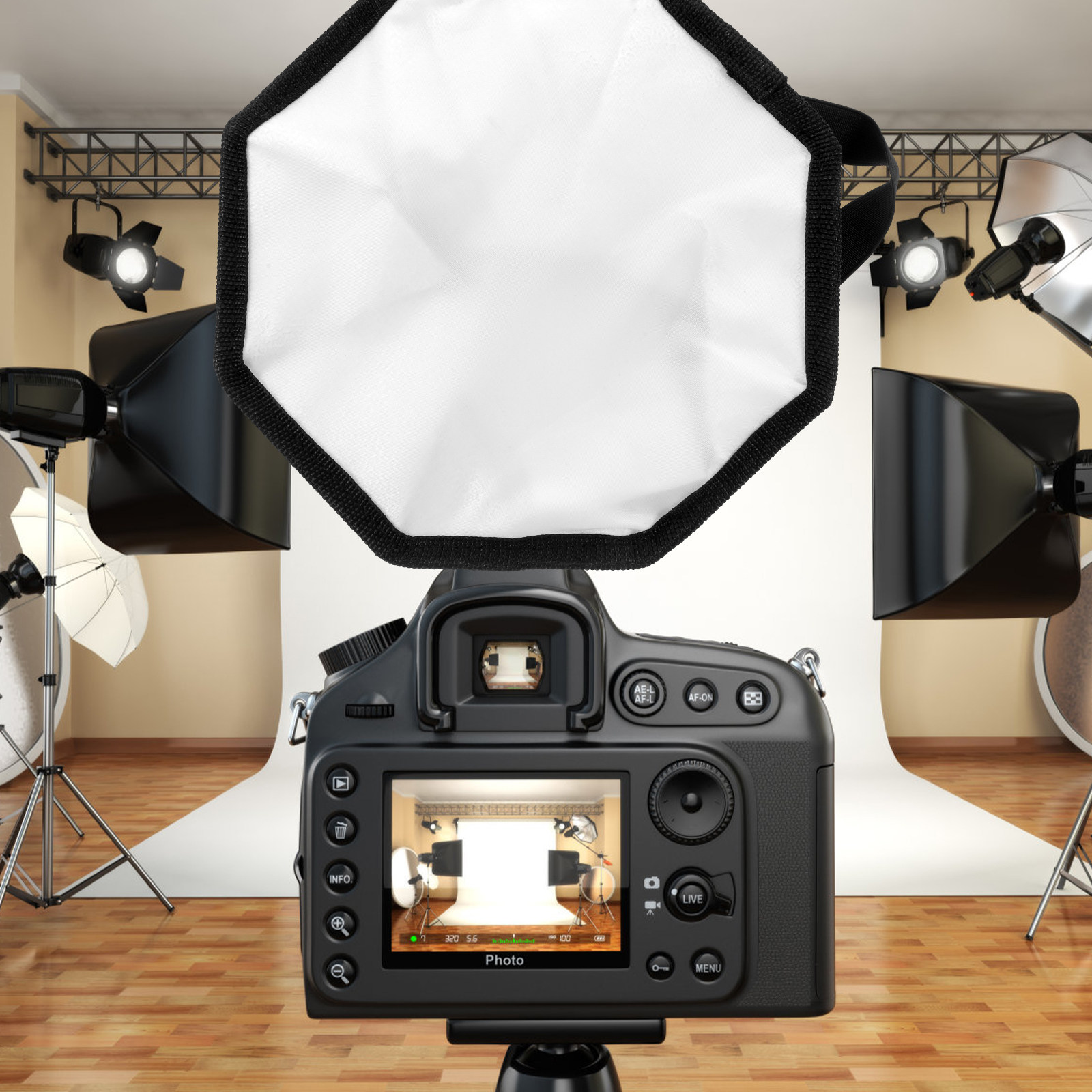 Sturdy Iron Frame Camera Photo - Photography Studio Lighting Set Up ulasan dan harga
